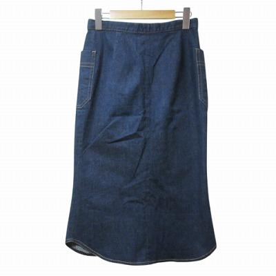 ケイタマルヤマ　デニムスカート ケイタマルヤマ KEITA MARUYAMA デニム スカート マーメイド ミモレ丈