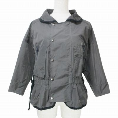 サイ SCYE 短丈 ジャケット 1211-63067 ジップアップ エルボーパッチ 