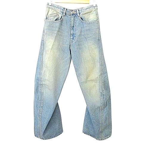NVRFRGT ネヴァーフォーゲット 美品 24SS 3D Twisted Wide Leg Jeans 