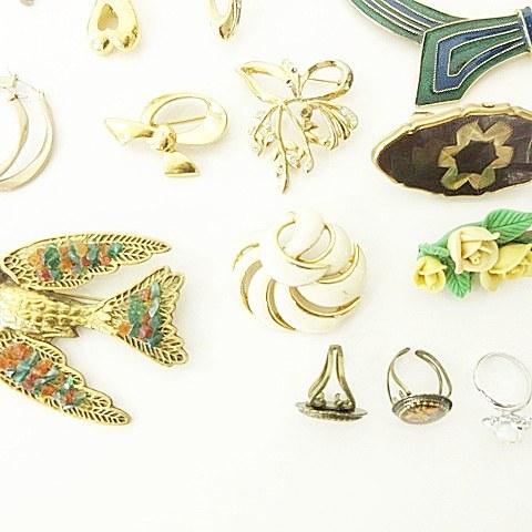 ヴィンテージ VINTAGE オールド ブローチ アクセサリー セット お