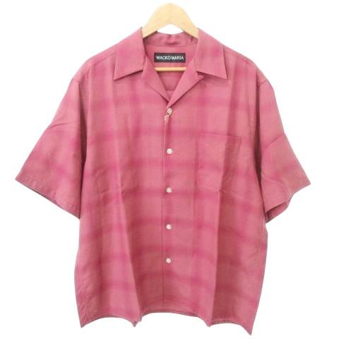 【美品】ワコマリア 25SS オンブレチェックレギュラーカラーシャツ WACKO MARIA/CHECK REGULAR COLLAR SHIRT（GRAY）［チェック