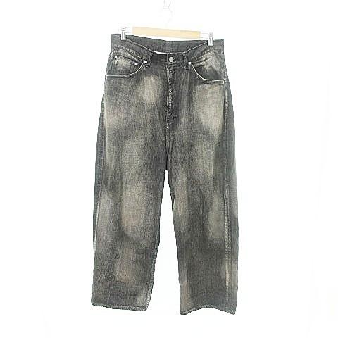 アンセルム ANCELLM 美品 AGING WIDE DENIM PANTS 13oz ANC-PT48 
