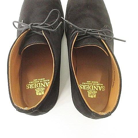 未使用品 サンダース SANDERS 美品 箱付き 2231BS スエード チャッカ 