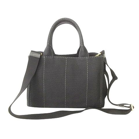 プラダ　カナパ　ブラック 楽天市場】【中古】 プラダ PRADA カナパ 2WAYバッグ