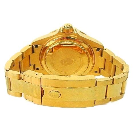 A BATHING APE アベイシングエイプ T001 BAPEX ゴールド サルマリーナ  