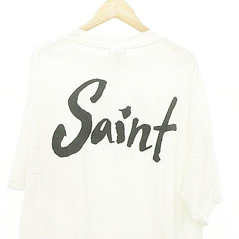 セントマイケル SAINTMICHAEL 美品 SUPER DIRTY ロゴ Tシャツ 半袖 SM