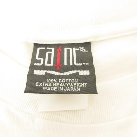 【中古】セントマイケル SAINTMICHAEL 美品 SUPER DIRTY ロゴ Tシャツ 半袖 SM-HR8-0000-025 日本製 XXLサイズ セントマイケル SAINTMICHAEL 美品 SUPER DIRTY ロゴ Tシャツ 半袖 SM