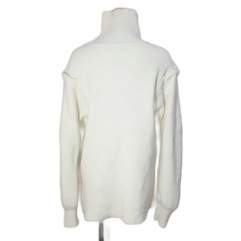 フレイアイディー 22AW ボタンレイヤードニットプルオーバー 2way