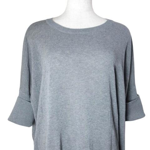 theory luxe（セオリーリュクス） ニットカットソー チュニック 5分袖 