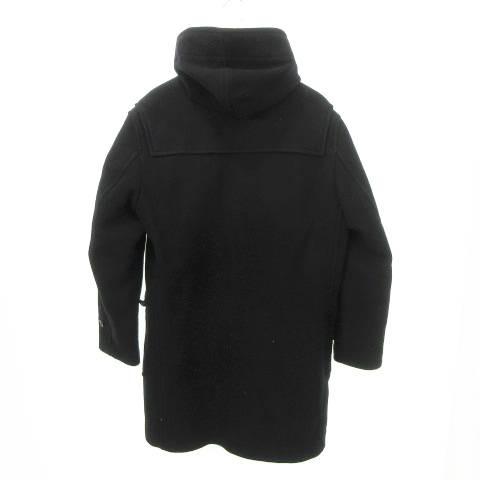 ユニクロ（UNIQLO） ダッフルコート フード付き 無地 ウール混 厚手 L