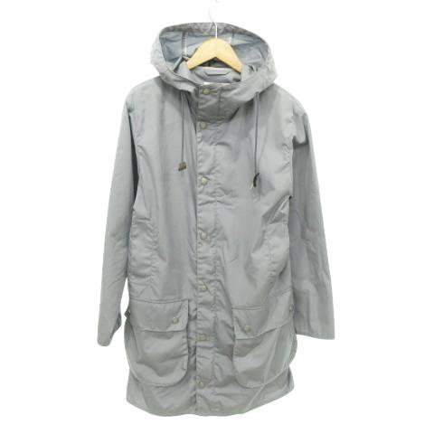 バブアー Barbour 美品 フード ジャケット ロング 1901204 無地 薄手
