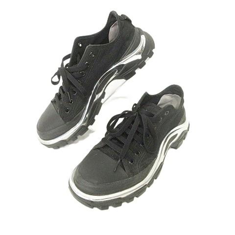 【中古】ラフシモンズ RAF SIMONS ×アディダス adidas 箱付き タグ有 RS DETROIT RUNNER スニーカー US8 25.5?p ラフシモンズ RAF SIMONS ×アディダス adidas 箱付き タグ有 RS