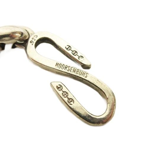 【中古】ホーセンブース 10mm オープンリンク ウォレットチェーン 22Pダイヤ 23インチ ケース付 ギャラ付 925 ホーセンブース 10mm オープンリンク ウォレットチェーン 22P