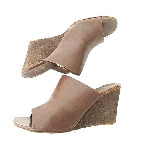 Sergio rossi（セルジオロッシ） ウェッジソール サンダル レザー 35