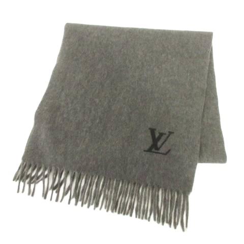 LOUIS VUITTON ルイヴィトン 美品 カシミヤ マフラー イタリア製 ワン