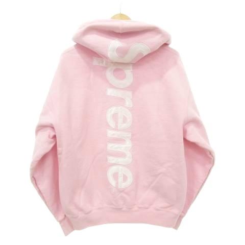 Supreme（シュプリーム） 美品 サテン アップリケ フーディ スウェット