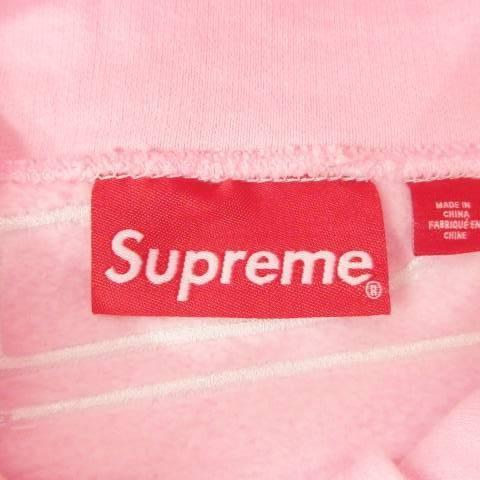 Supreme（シュプリーム） 美品 サテン アップリケ フーディ スウェット