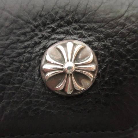 CHROME HEARTS（クロムハーツ） ウェーブ ウォレット 長財布 クロス