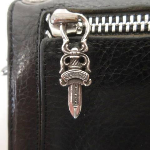 CHROME HEARTS（クロムハーツ） ウェーブ ウォレット 長財布 クロス