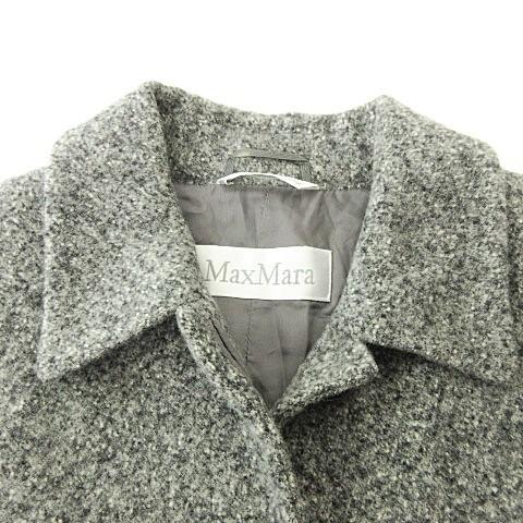 Max Mara（マックスマーラ） 白タグ 美品 ウール混 ジャケット 比翼 