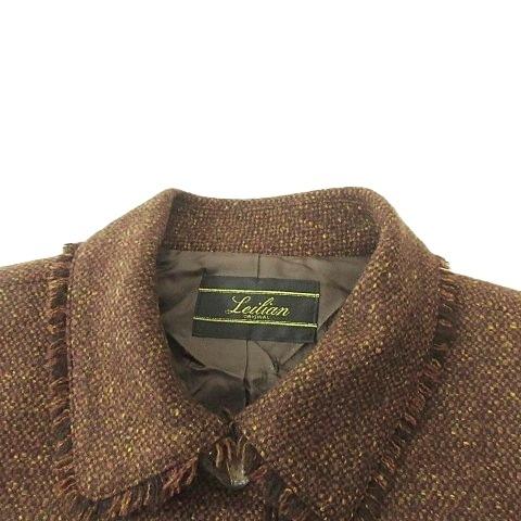 レリアン Leilian 美品 カシミヤ ジャケット アウター 日本製 13+ 約 
