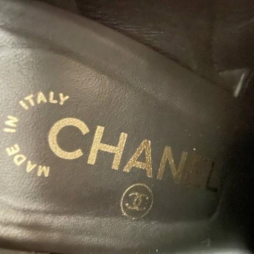 CHANEL（シャネル） 美品 箱付き 保存袋有 レザー ロング ブーツ 靴