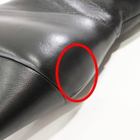 CHANEL（シャネル） 美品 箱付き 保存袋有 レザー ロング ブーツ 靴