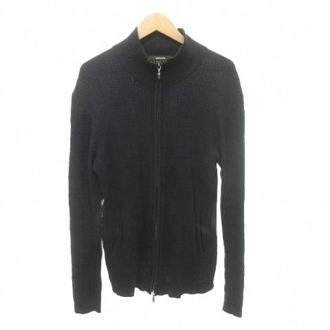 コムサメン COMME CA MEN 美品 ニット カーディガン ジップアップ L 