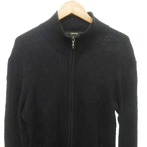 コムサメン COMME CA MEN 美品 ニット カーディガン ジップアップ L