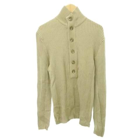 ムッシュニコル monsieur NICOLE セーター 長袖 ハイネック ボタン