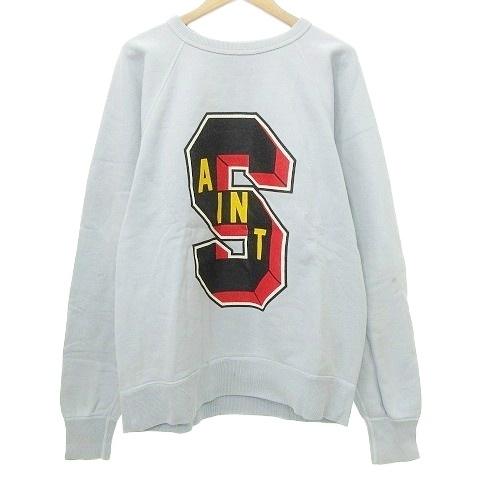 セントマイケル デニムティアーズ 22AW ロゴプリント スウェット 