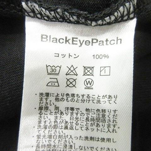 未使用 BlackEyePatch ブラックアイパッチ ロゴ 刺繍 タンクトップ ブラックアイパッチ レディース タンクトップ M 黒 ブラック