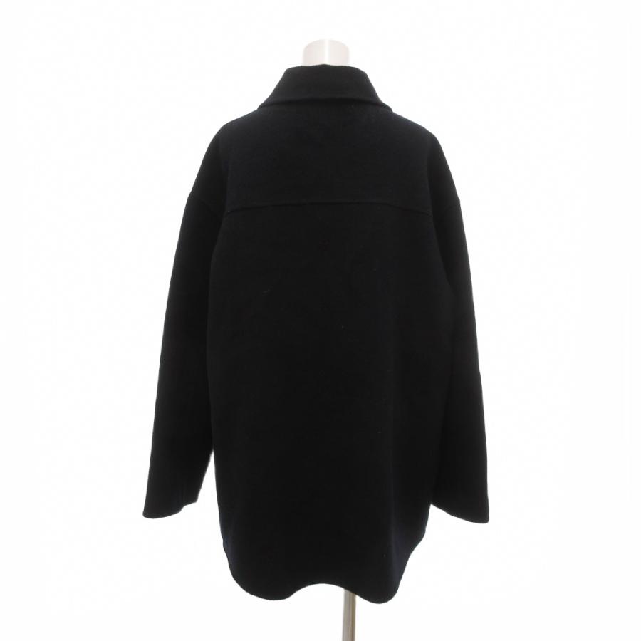 ZARA（ザラ） コート M ステンカラー ミドル丈 金ボタン 紺 ネイビー