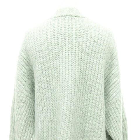 新品 ZARA ウール&amp;アルパカブレンドカーディガン Mサイズ ZARA - 新品 ZARA ウール&アルパカブレンドカーディガン Mサイズの通販