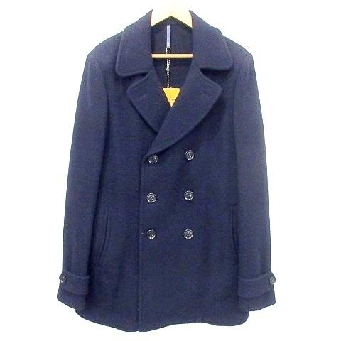 未使用品 モンテドーロ MONTEDORO SLOWEAR ウール Pコート ピーコート