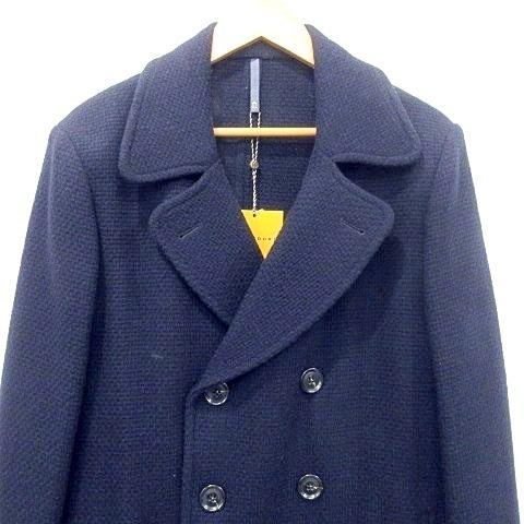 未使用品 モンテドーロ MONTEDORO SLOWEAR ウール Pコート ピーコート