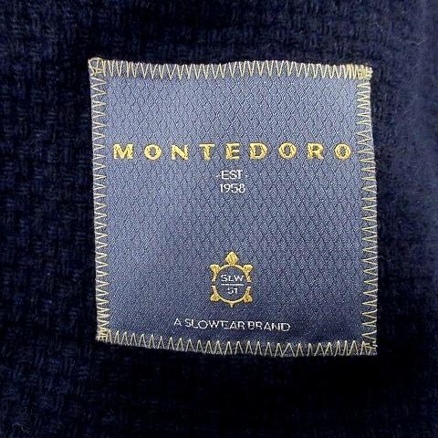 未使用品 モンテドーロ MONTEDORO SLOWEAR ウール Pコート ピーコート