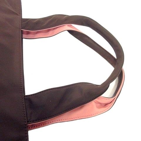 Kitamura（キタムラ） トートバッグ ナイロン A4サイズ収納可能 茶