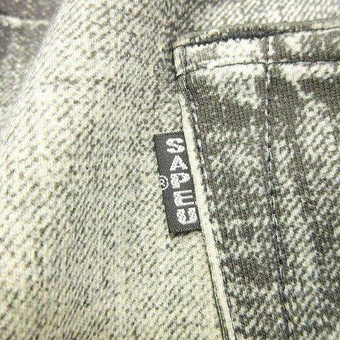 サプール SAPEur 美品 Lot.5550XX SWEAT PANTS デニム転写 スウェット