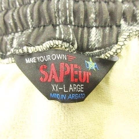 サプール SAPEur 美品 Lot.5550XX SWEAT PANTS デニム転写 スウェット