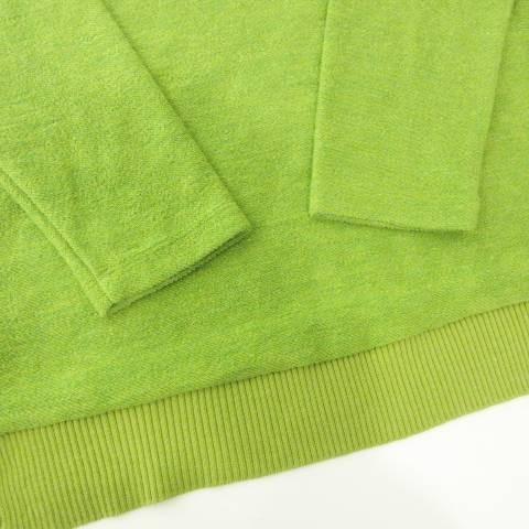 未使用品 シンプルライフ タグ付き ウール混 ニット 無地 厚手 Lサイズ