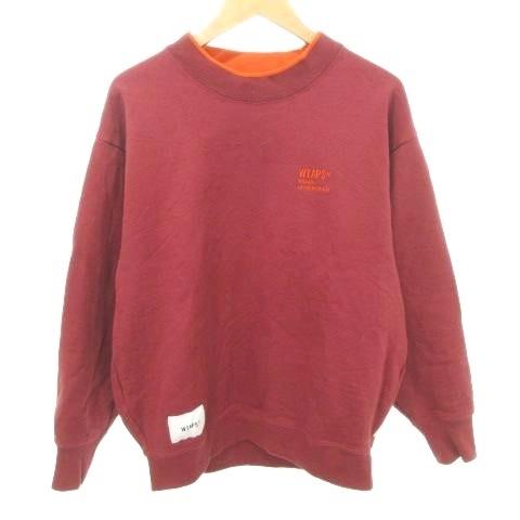 ダブルタップス WTAPS 23AW モックネック トレーナー 232ATDT-CSM28 裏 