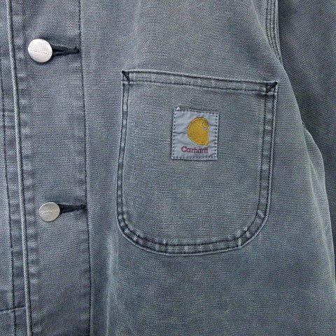 90s STONE  チョアジャケット グレー カバーオール カーハート carhartt 90s カバーオール デニム ジャケット M グレー