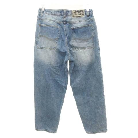 ダイム DIME バギー デニム ジーンズ パンツ ワイド ロゴ ジップアップ 