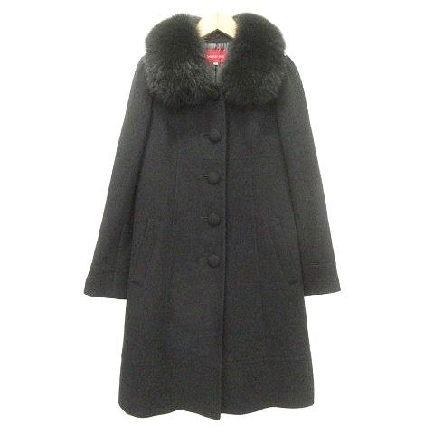 アプワイザー・リッシェ(Apuweiser-riche)　ロングコート　サイズ2 アプワイザー・リッシェ Apuweiser-riche ベルト付ロングチェスター