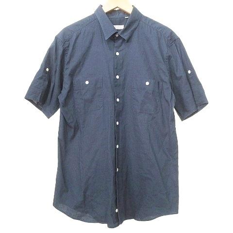 バーニーズニューヨーク BARNEYS NEW YORK ワーク シャツ 半袖 