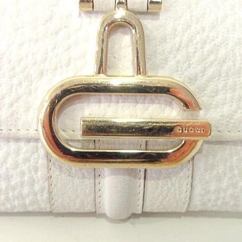 GUCCI（グッチ） GUCCI 131848 二つ折り 財布 レザー コンパクト G金具