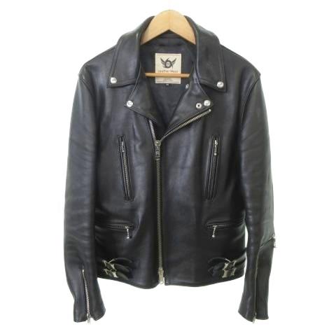トリプルシックス 666 レザージャケット ライダース ダブル ステア