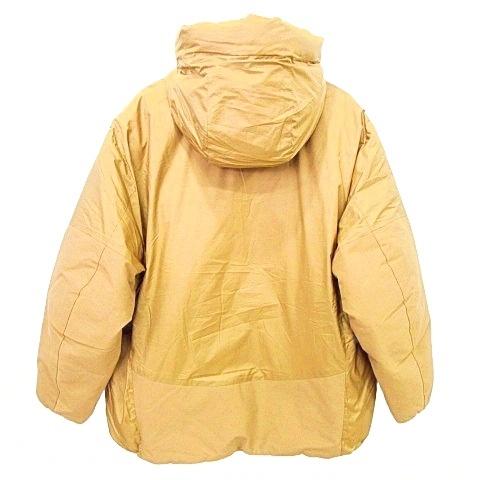 サンドウォーター SANDWARTERR 美品 ORGANIZED HOODED PUFF BLOUSON フーデッド パフ ブルゾン ジャケット 1 S相当 ベージュ メンズ_1