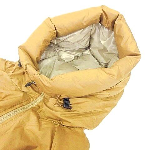 サンドウォーター SANDWARTERR 美品 ORGANIZED HOODED PUFF BLOUSON フーデッド パフ ブルゾン ジャケット 1 S相当 ベージュ メンズ_2